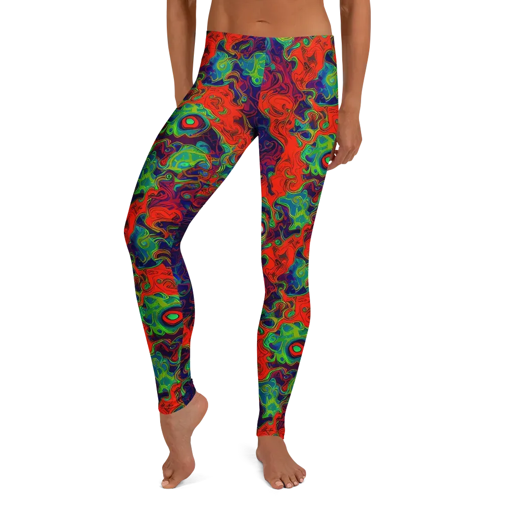 Inferno Ripple on Leggings — Front