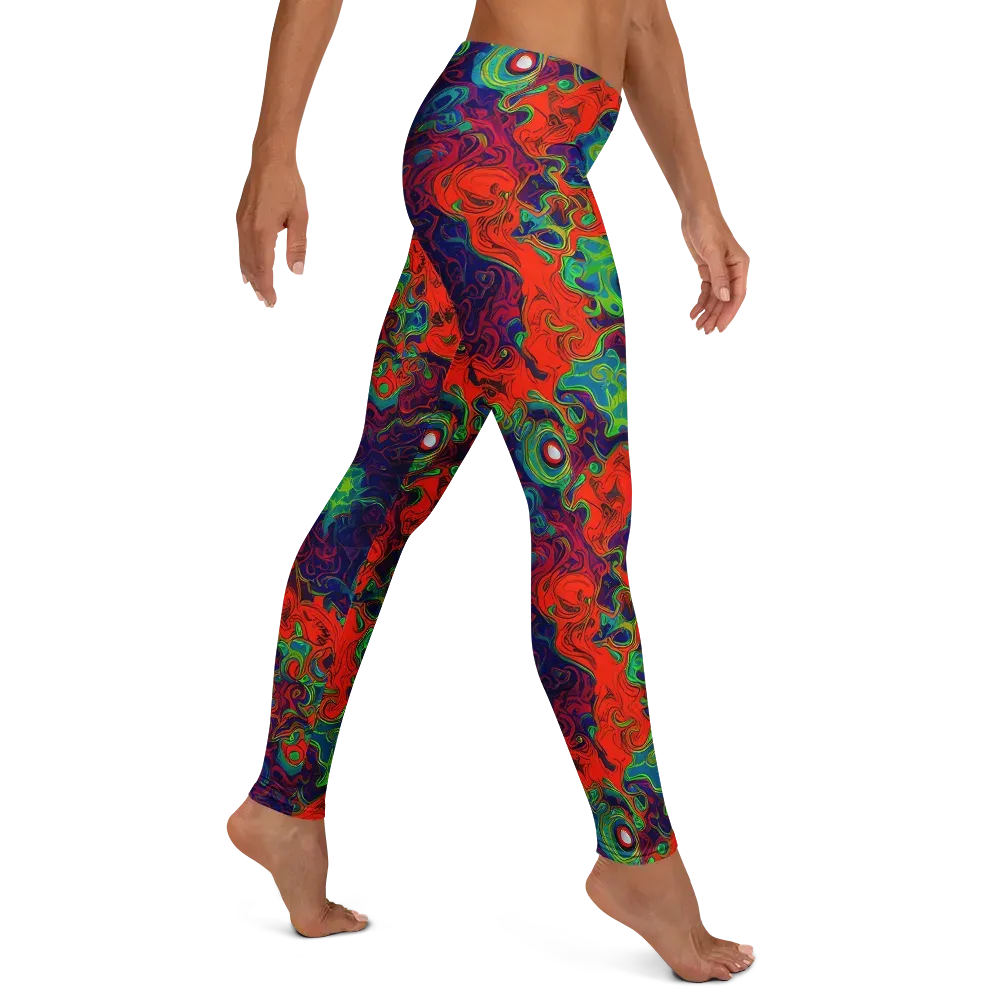 Inferno Ripple on Leggings — Right