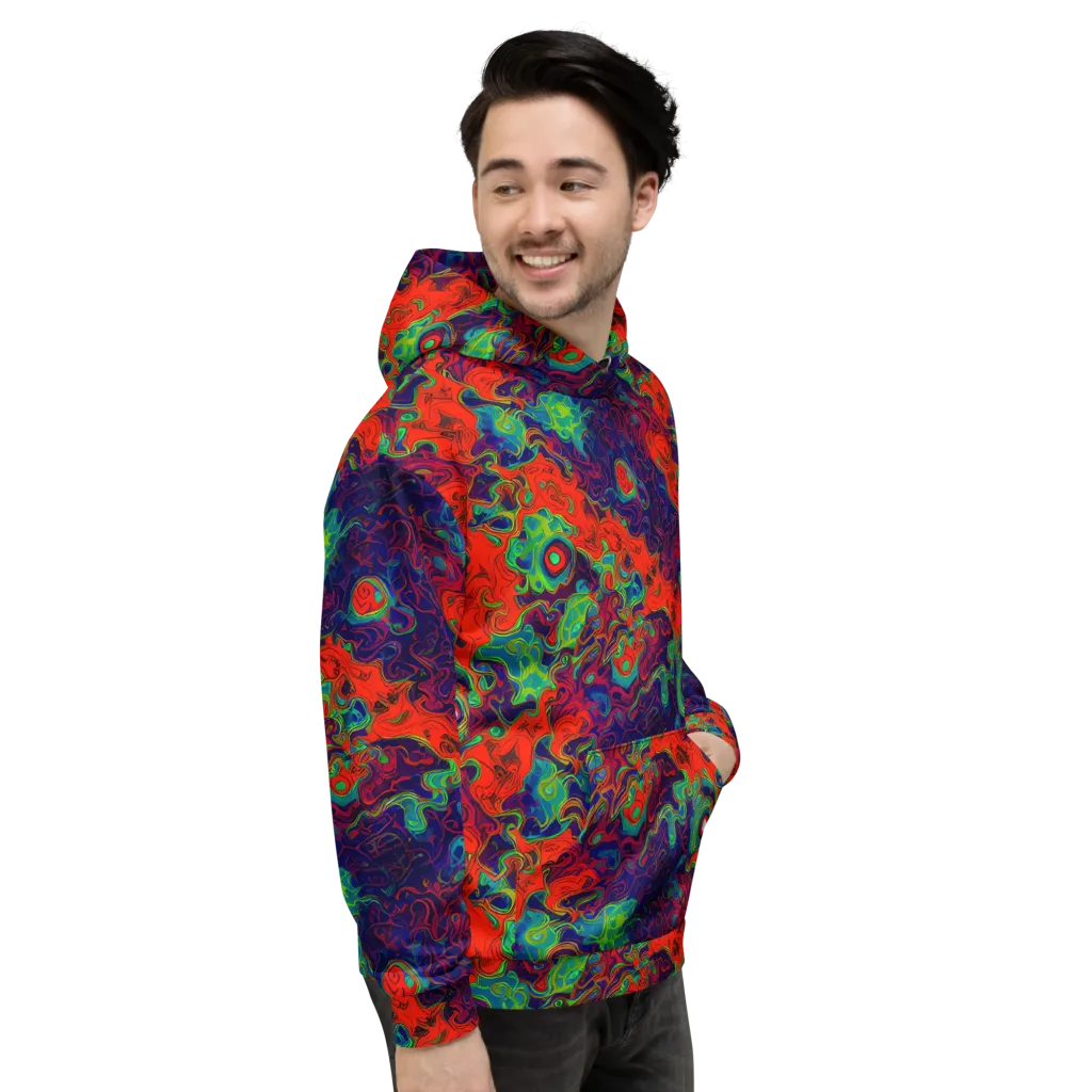 Inferno Ripple on Hoodie — Right