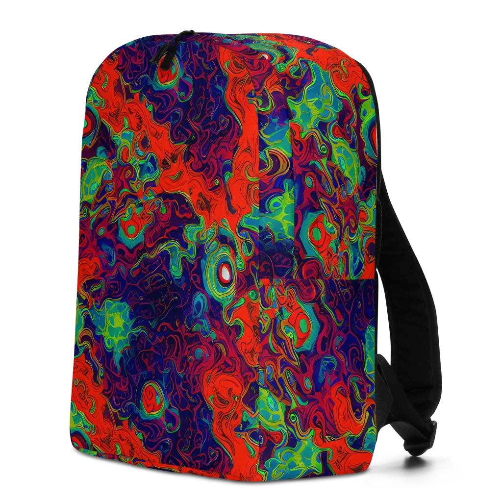 Inferno Ripple on Minimalist Backpack — Left