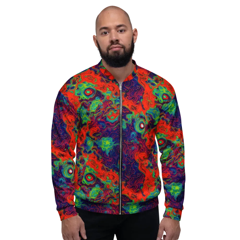 Inferno Ripple on Bomber Jacket — Front