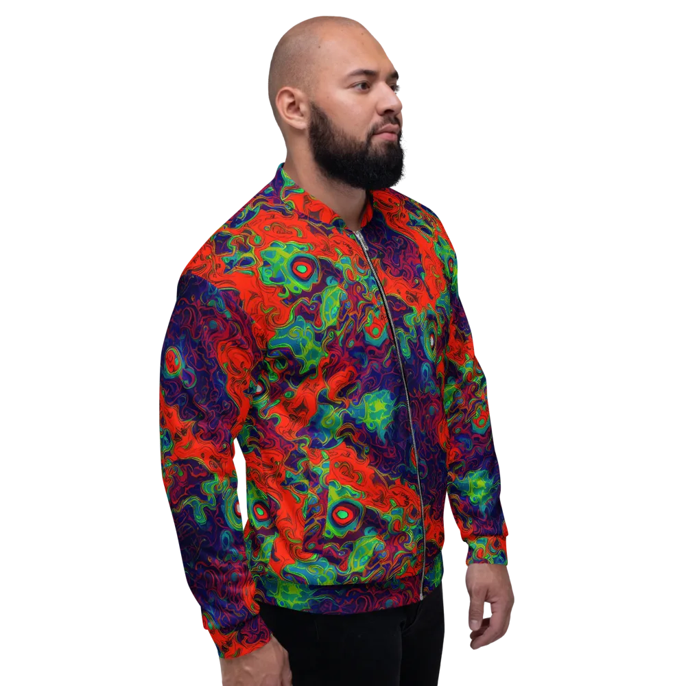 Inferno Ripple on Bomber Jacket — Right