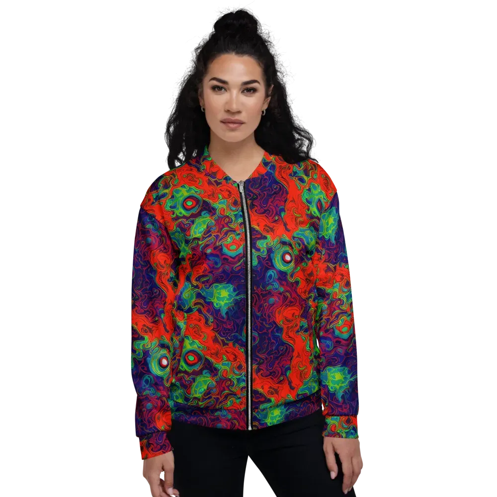 Inferno Ripple on Bomber Jacket — Front