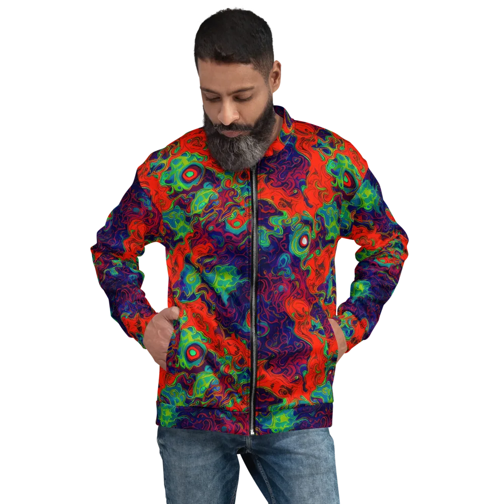 Inferno Ripple on Bomber Jacket — Front