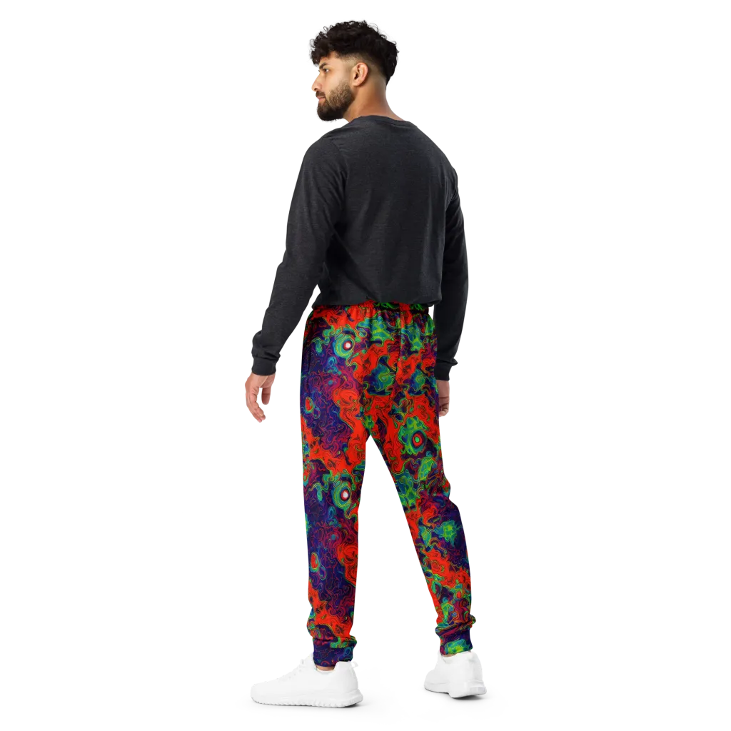 Inferno Ripple on Men's Joggers — Back