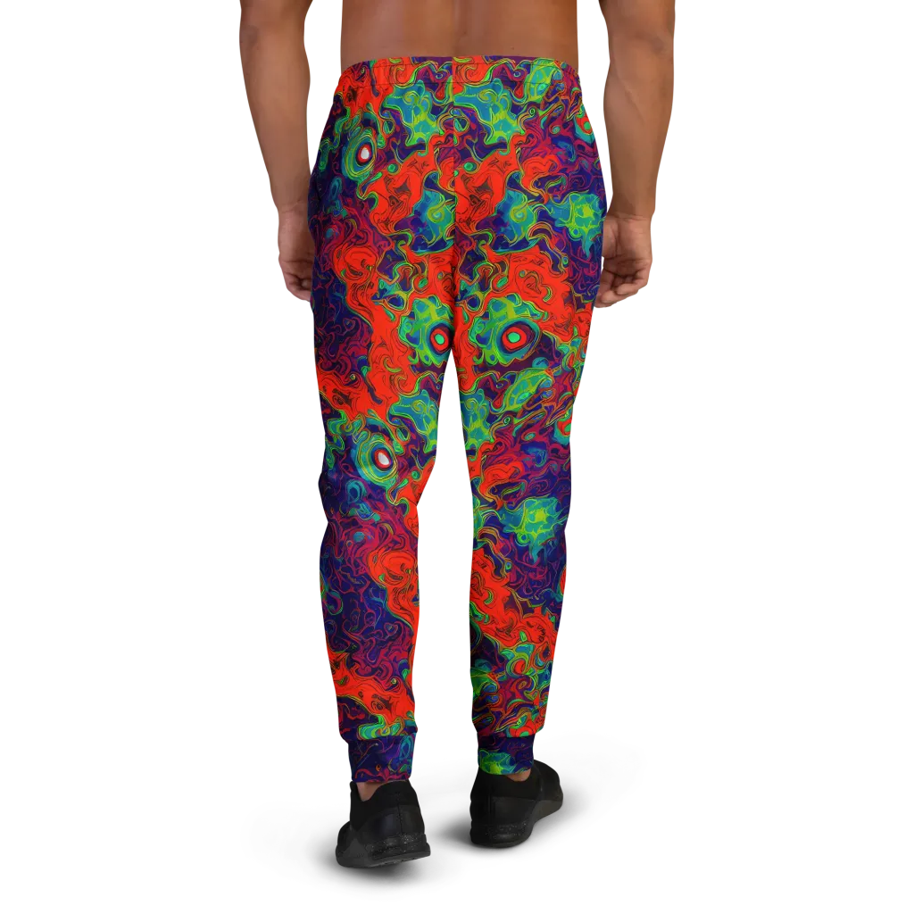 Inferno Ripple on Men's Joggers — Back