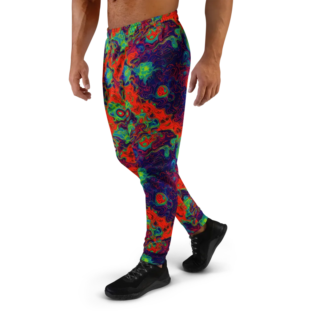 Inferno Ripple on Men's Joggers — Left
