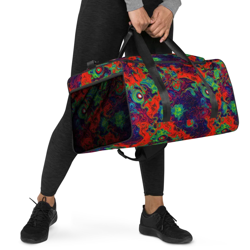 Inferno Ripple on Duffle Bag — Right Front