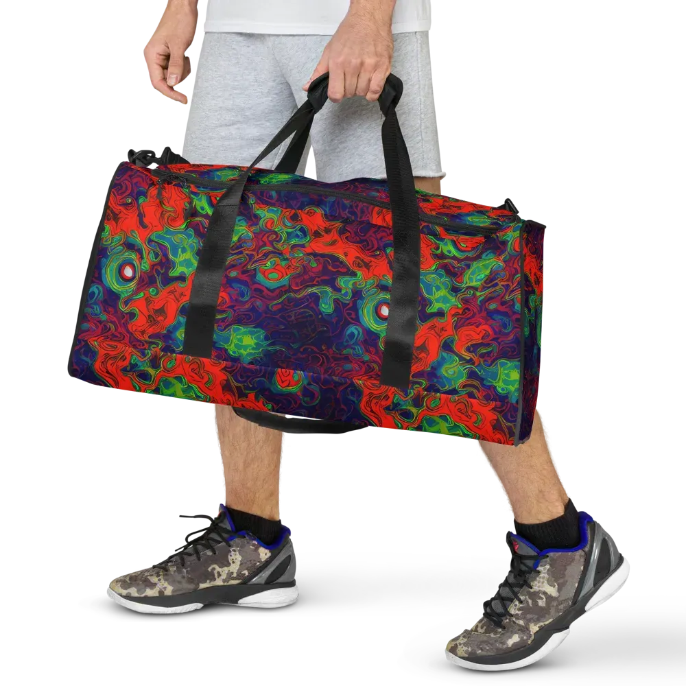 Inferno Ripple on Duffle Bag — Front