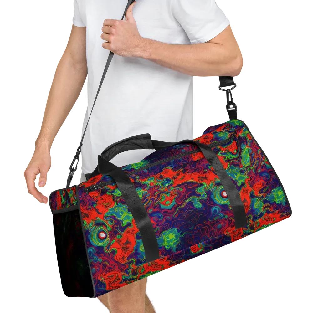 Inferno Ripple on Duffle Bag — Right Front