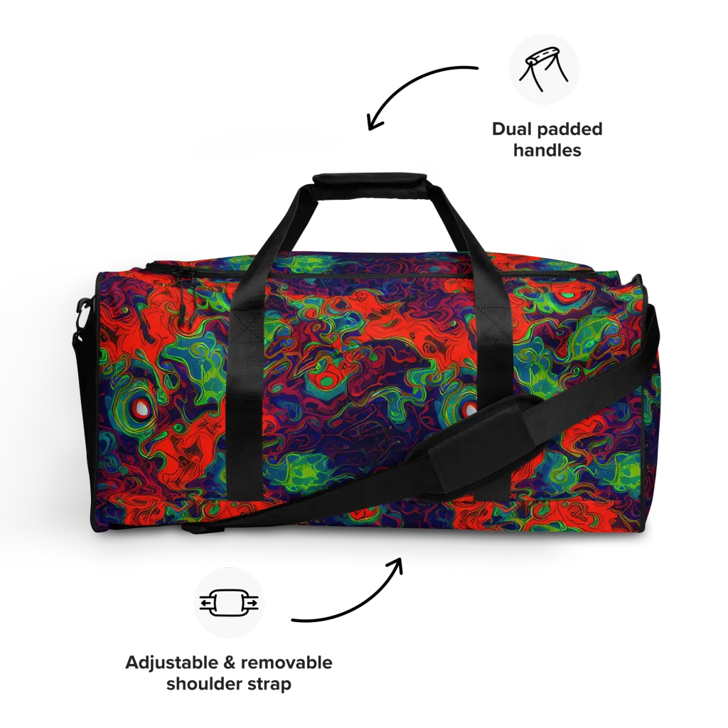 Inferno Ripple on Duffle Bag — Front