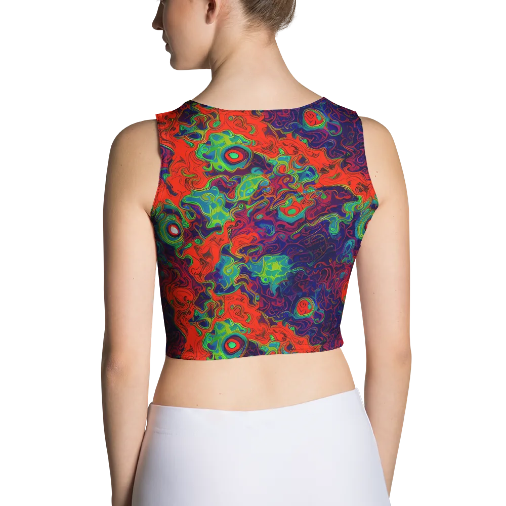 Inferno Ripple on Crop Top — Back