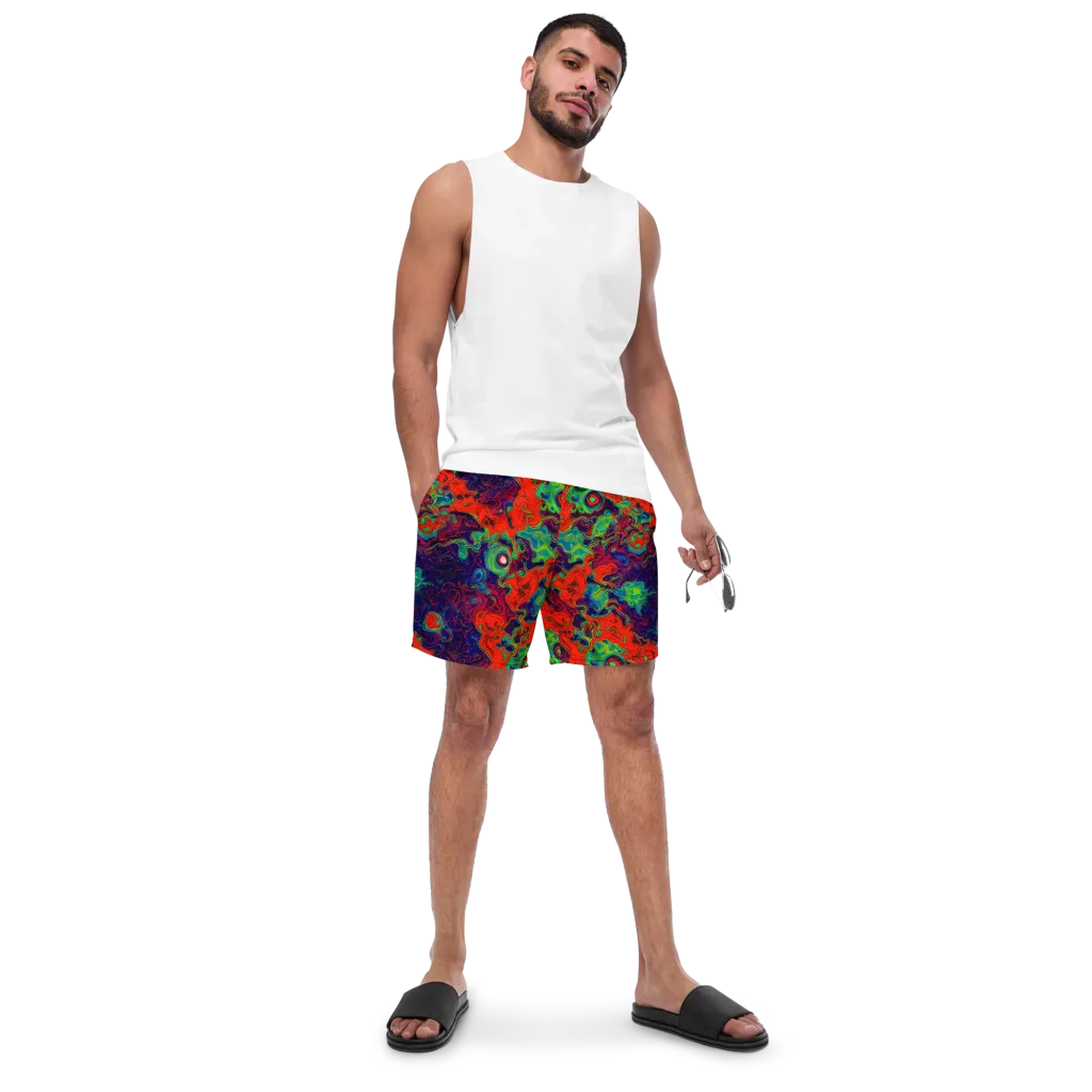 Inferno Ripple on Swim Trunks — Front