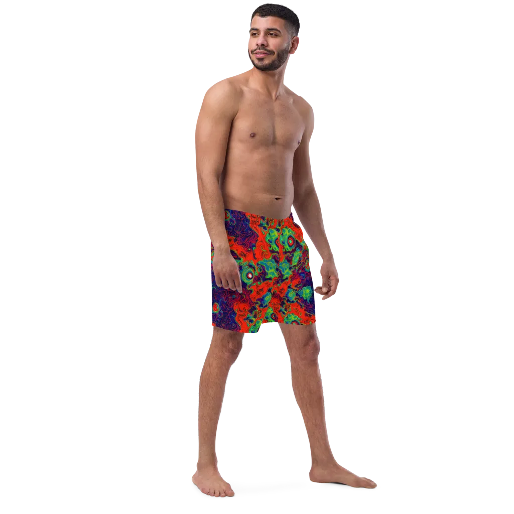 Inferno Ripple on Swim Trunks — Right Front