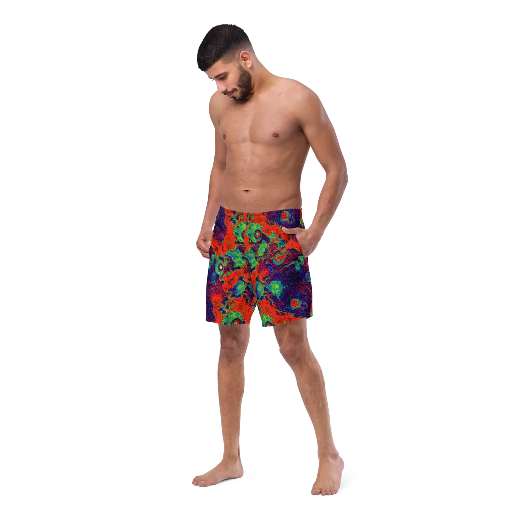 Inferno Ripple on Swim Trunks — Left Front