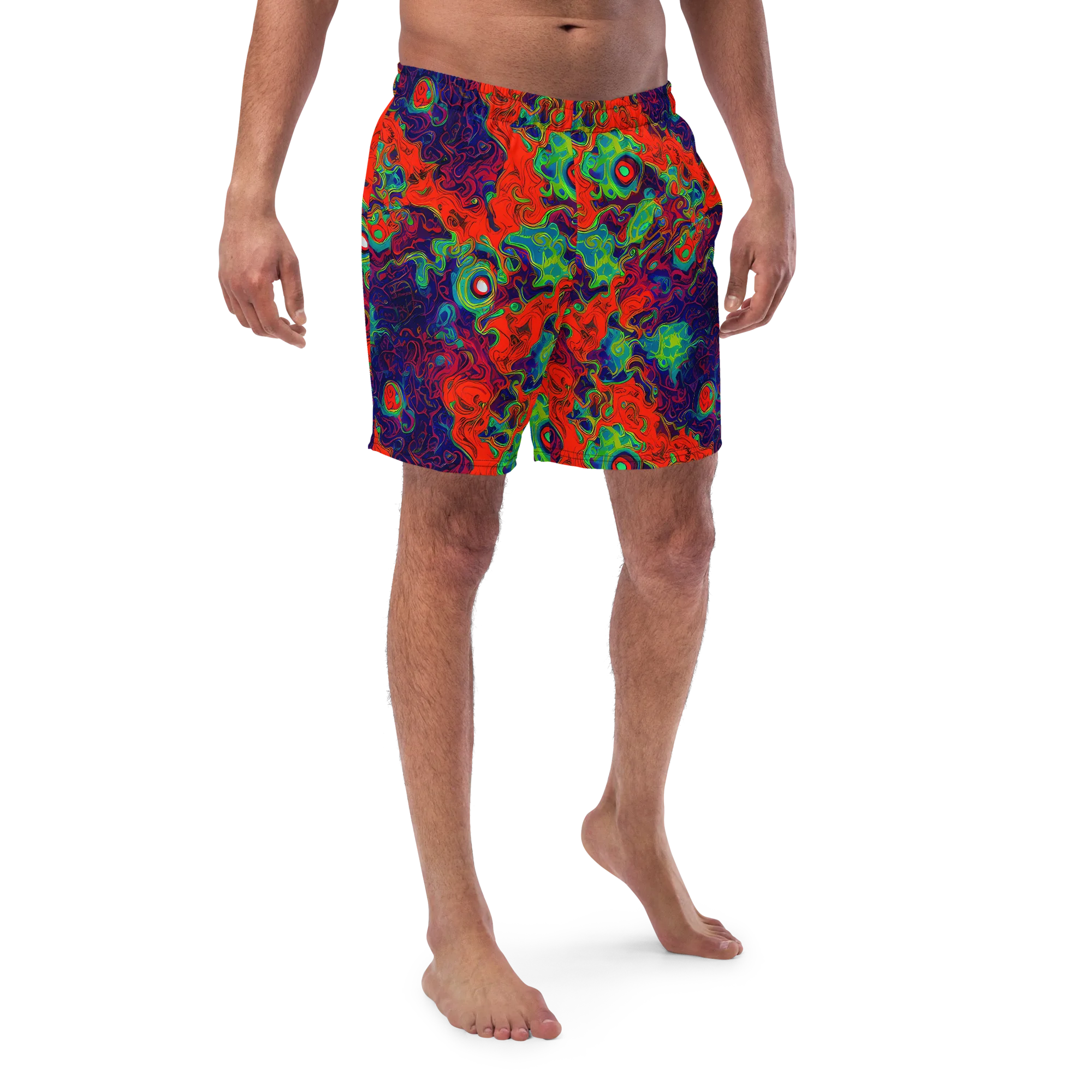 Inferno Ripple on Swim Trunks — Front