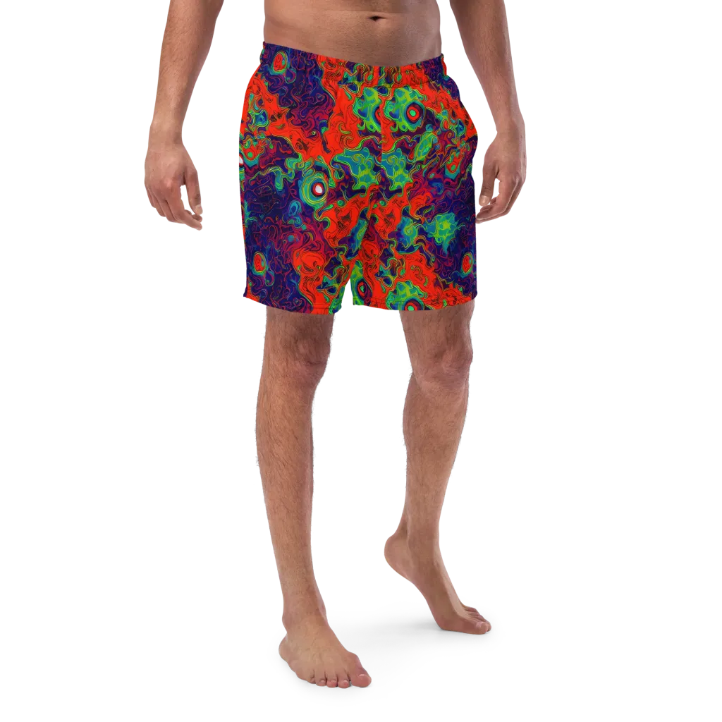 Inferno Ripple on Swim Trunks — Front