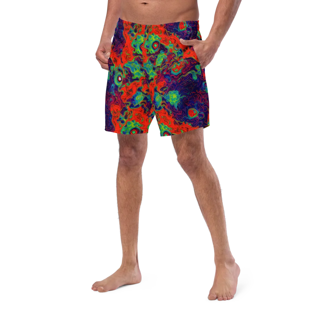 Inferno Ripple on Swim Trunks — Left Front