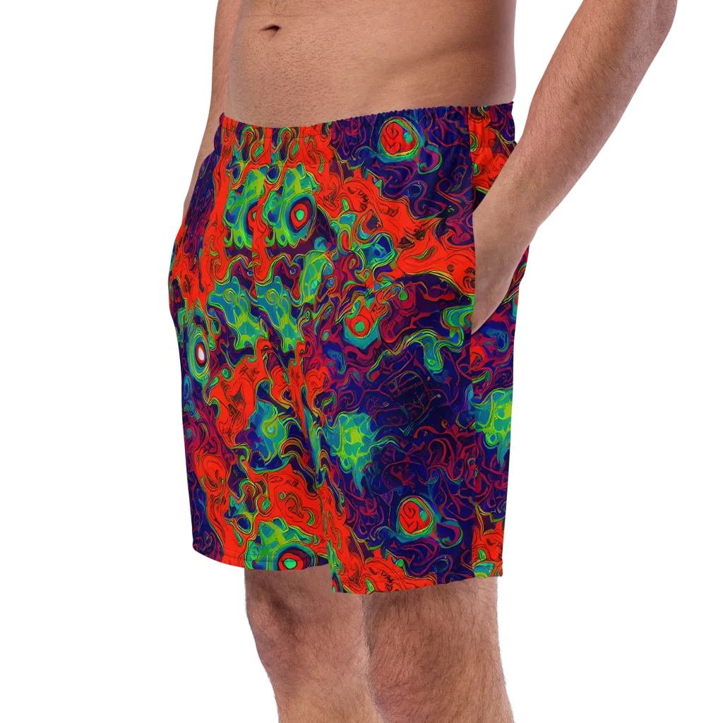 Inferno Ripple on Swim Trunks — Left Front