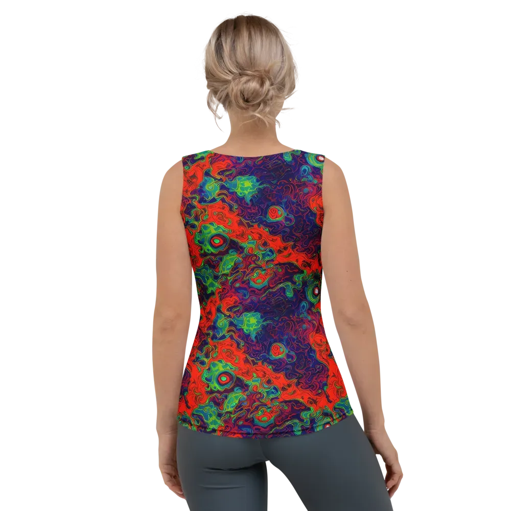 Inferno Ripple on Women's Tank Top — Back