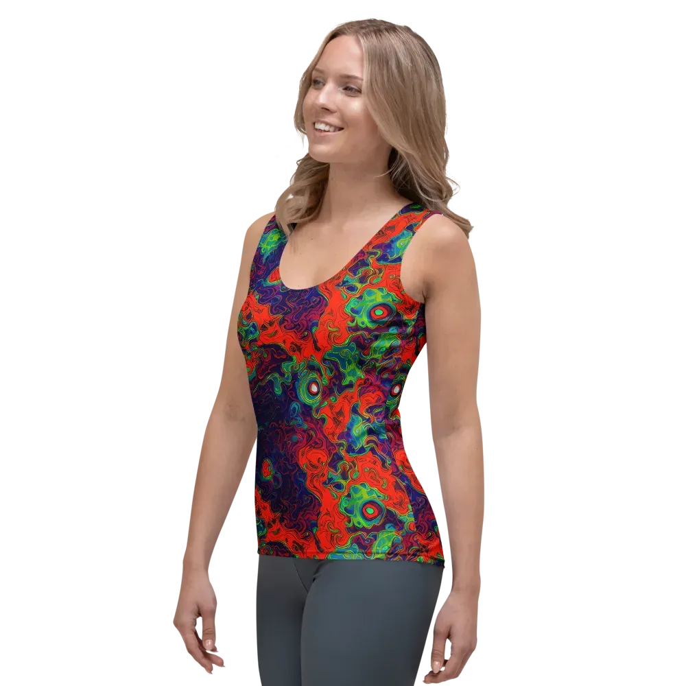 Inferno Ripple on Women's Tank Top — Left Front