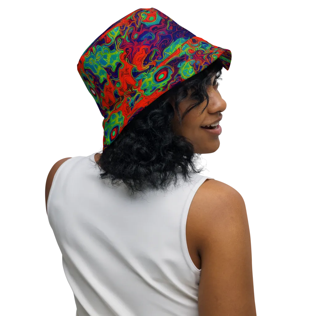 Inferno Ripple on Reversible Bucket Hat — Right Outside