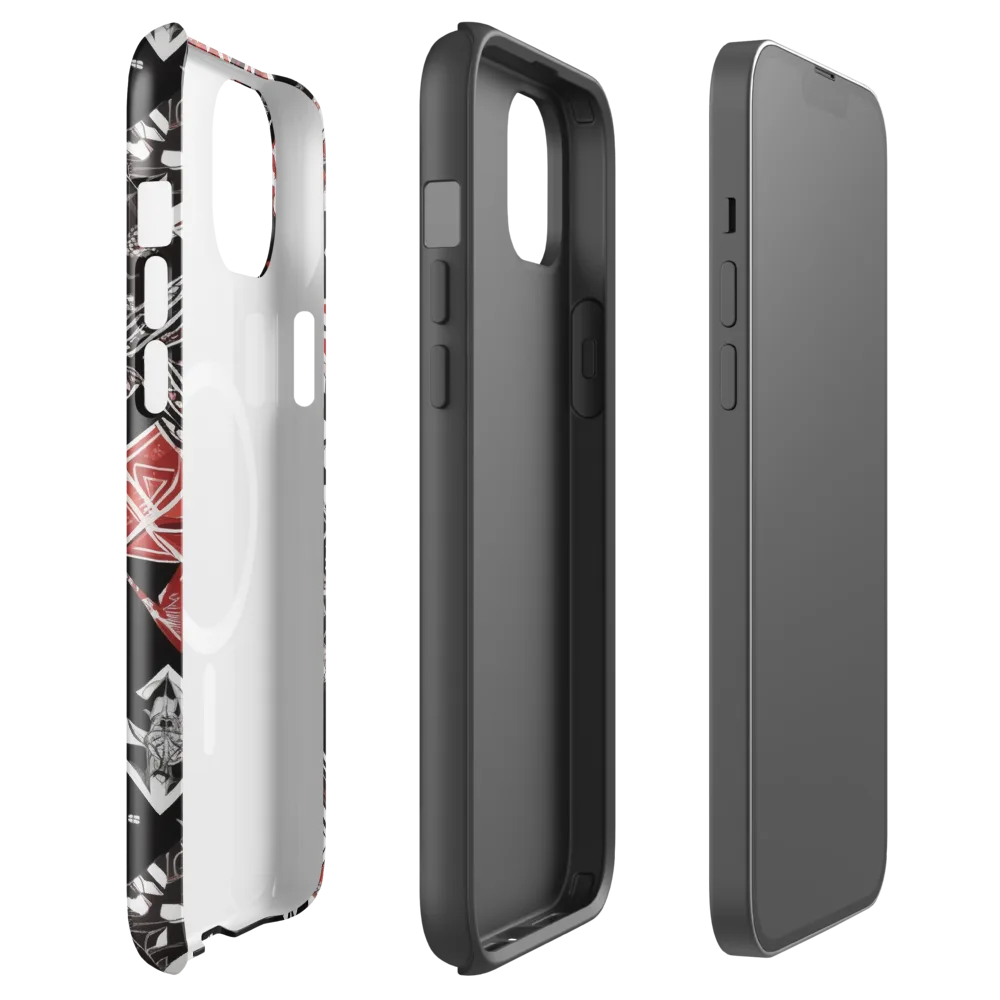 Crimson Cipher on MagSafe Tough Case for iPhone® — Front