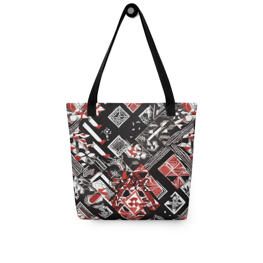 Crimson Cipher on Tote Bag — Front
