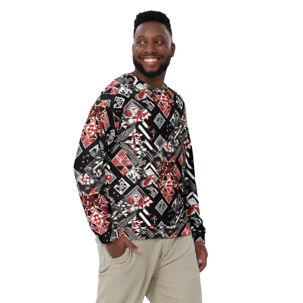 Crimson Cipher on Sweatshirt — Front