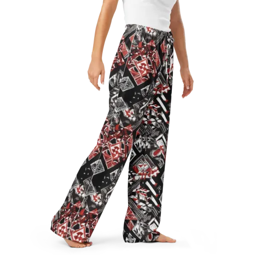 Crimson Cipher on a Women's Pajama Pants