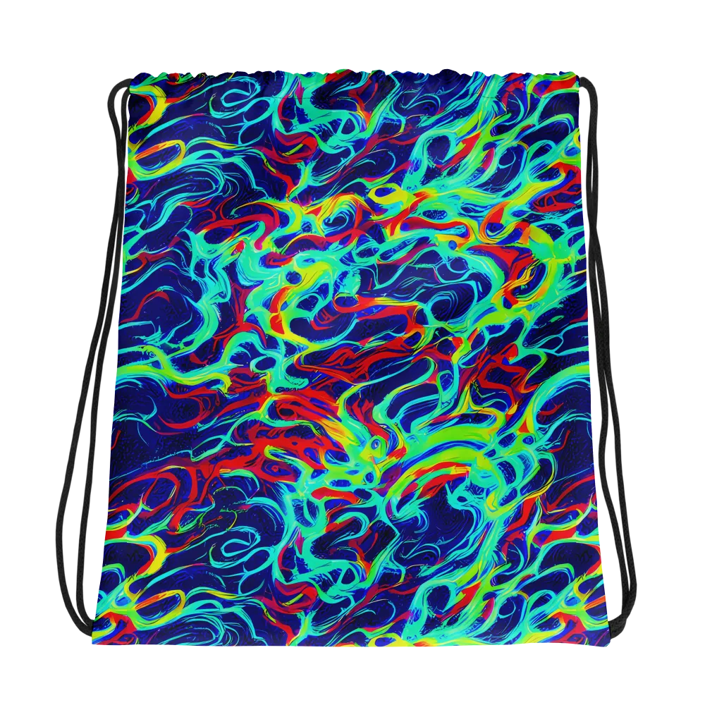 Afterdark Wave on Drawstring Bag — Photo