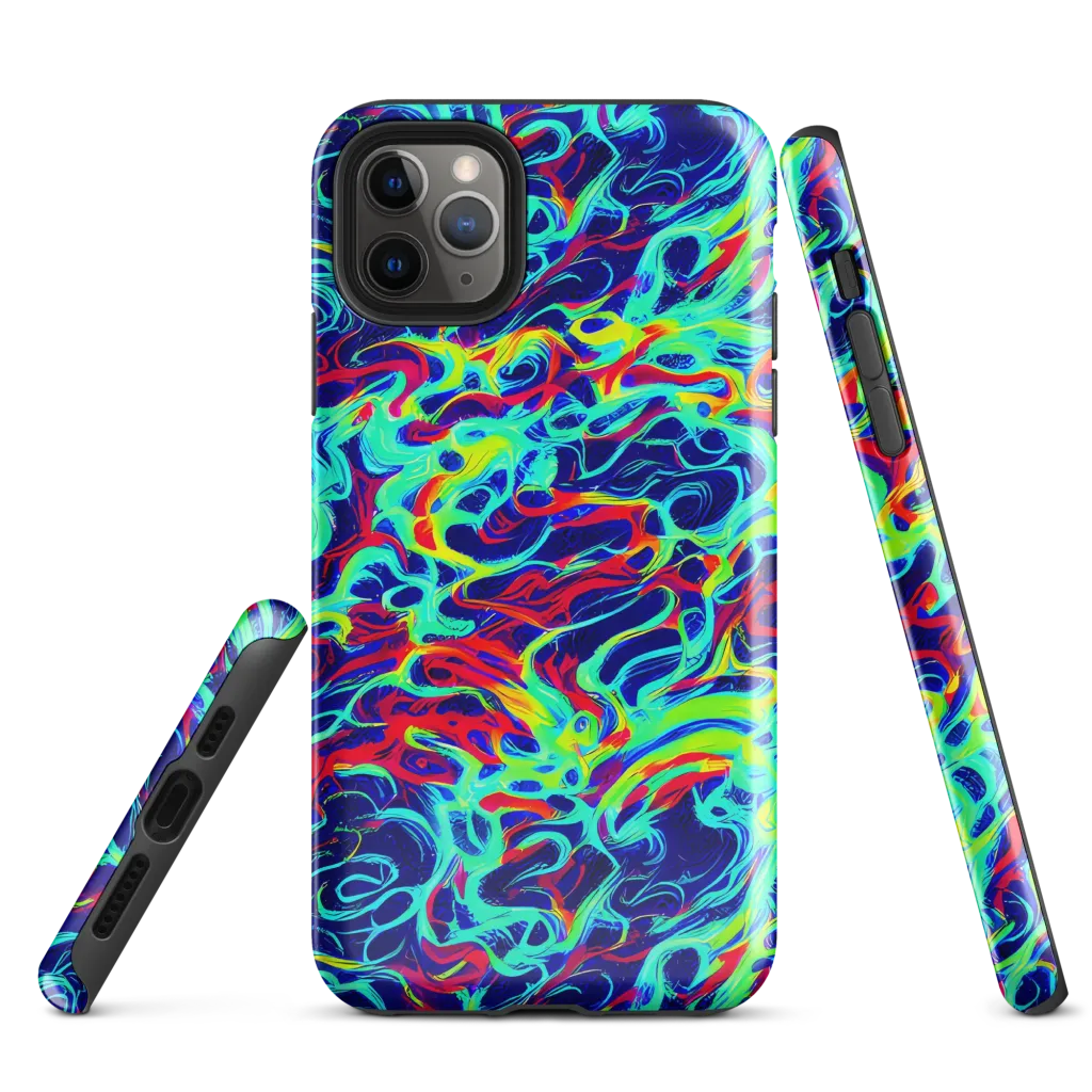 Afterdark Wave on Tough Case for iPhone® — Front