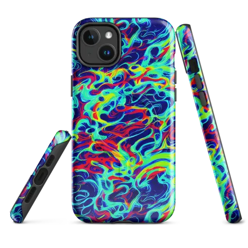 Afterdark Wave on a MagSafe Tough Case for iPhone®