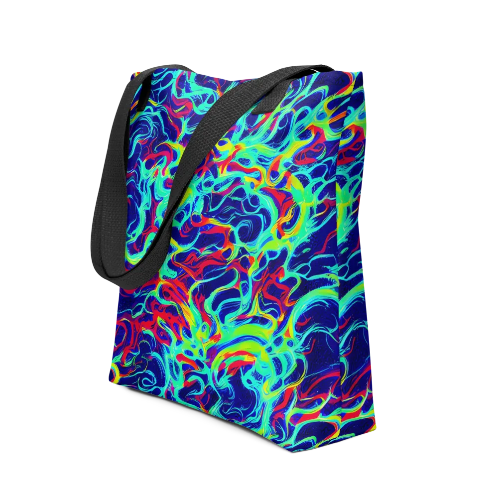 Afterdark Wave on Tote Bag — Front