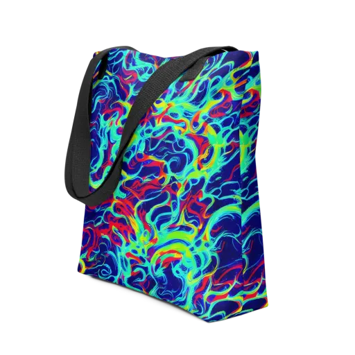 Afterdark Wave on a Tote Bag
