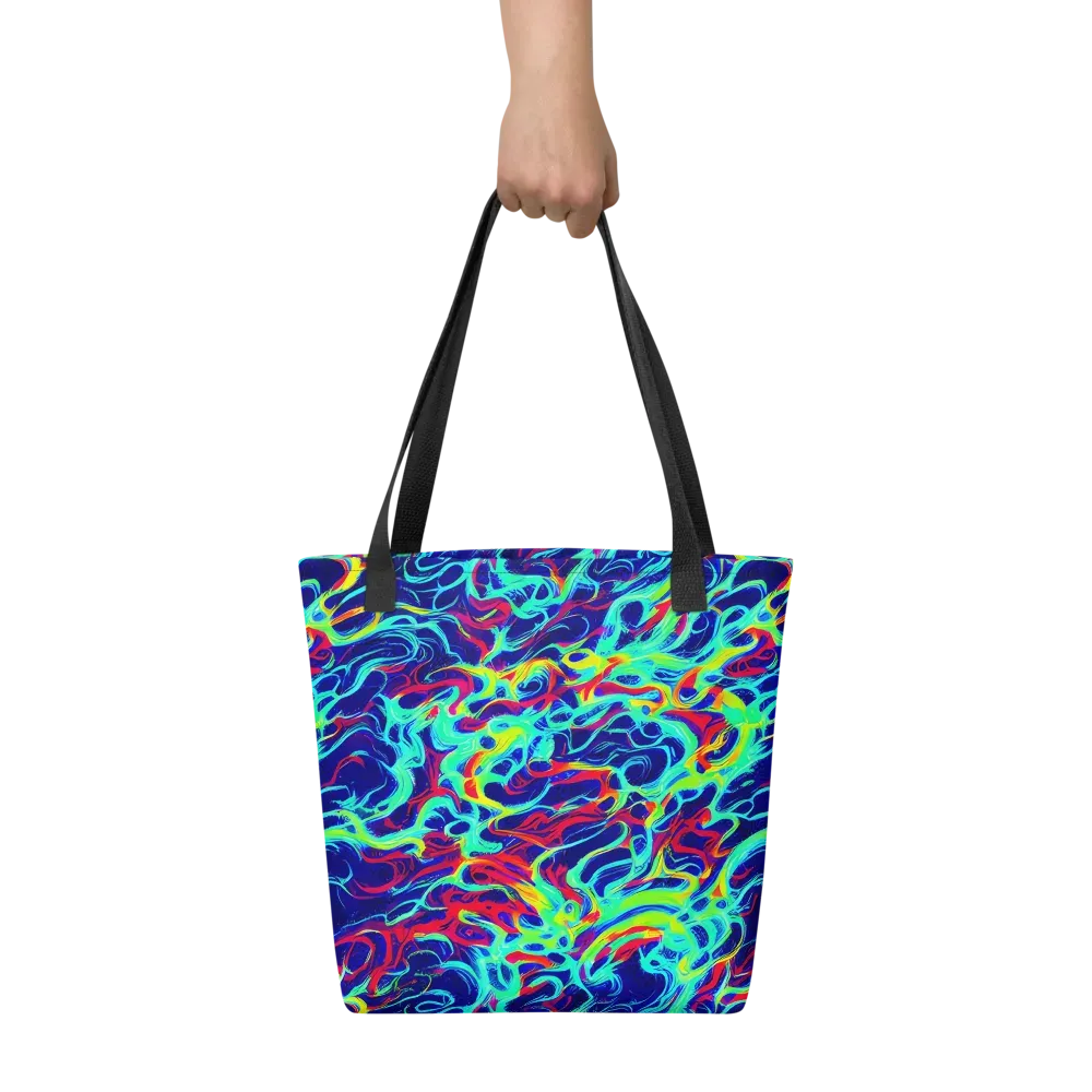 Afterdark Wave on Tote Bag — Front