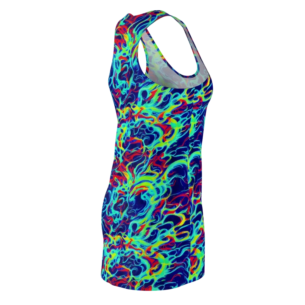 Afterdark Wave on Racerback Dress — Back Side