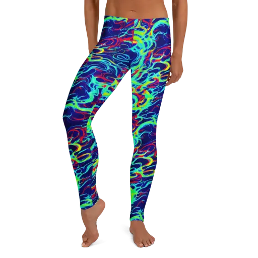 Afterdark Wave on a Leggings