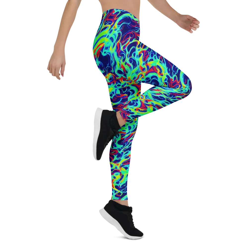 Afterdark Wave on Leggings — Right