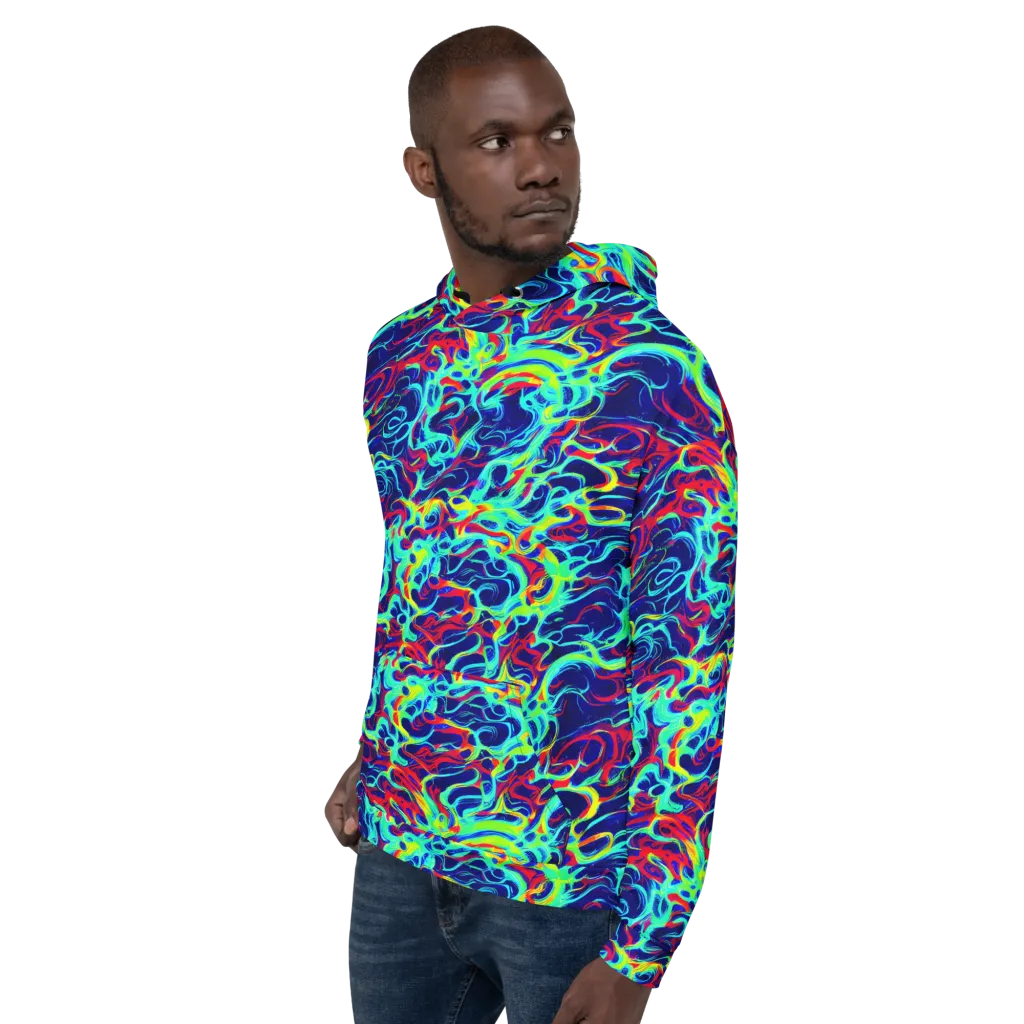 Afterdark Wave on Hoodie — Left