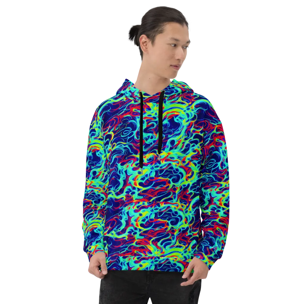Afterdark Wave on Hoodie — Front