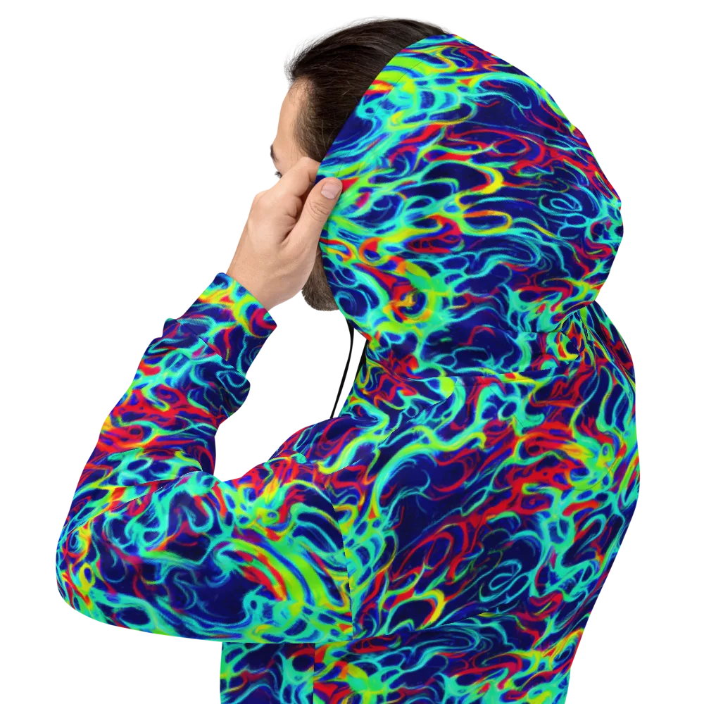 Afterdark Wave on Hoodie — Back