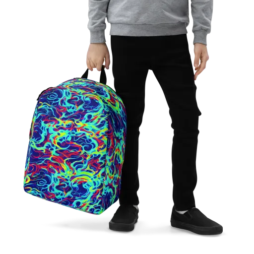 Afterdark Wave on a Minimalist Backpack