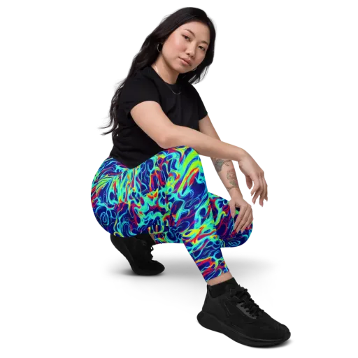 Afterdark Wave on a Leggings with Pockets