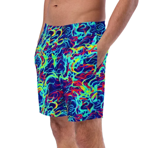 Afterdark Wave on a Swim Trunks