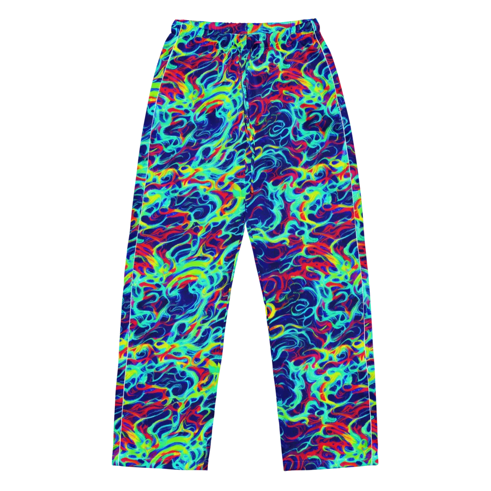 Afterdark Wave on Women's Pajama Pants — Front