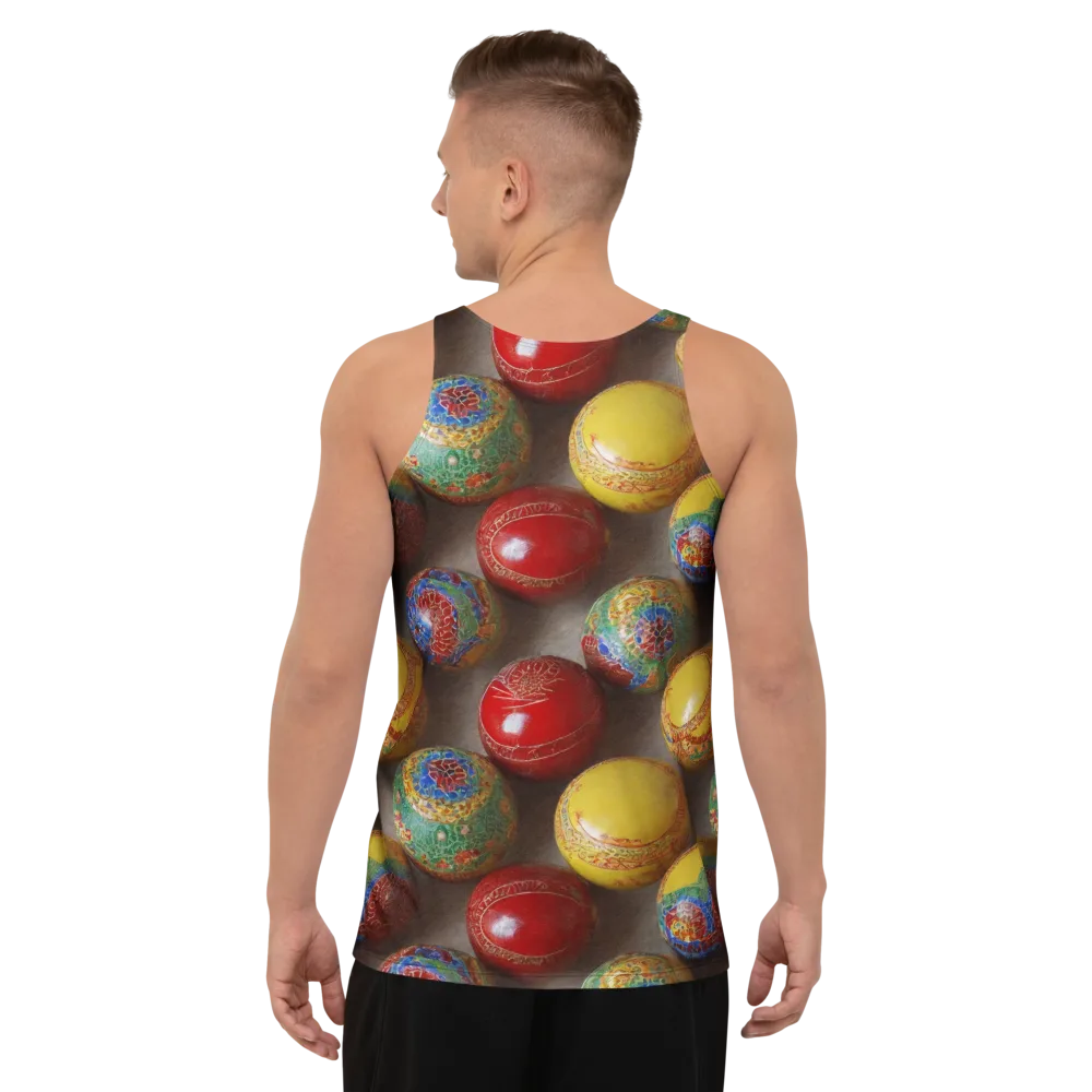 Carnival Baubles on Men's Tank Top — Back