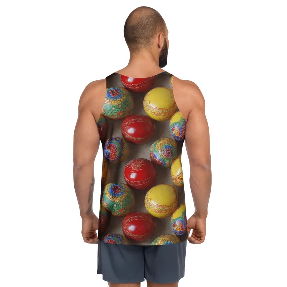 Carnival Baubles on Men's Tank Top — Back