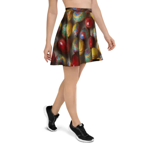 Carnival Baubles on a Skater Skirt