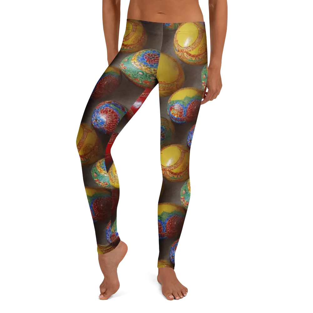 Carnival Baubles on Leggings — Front